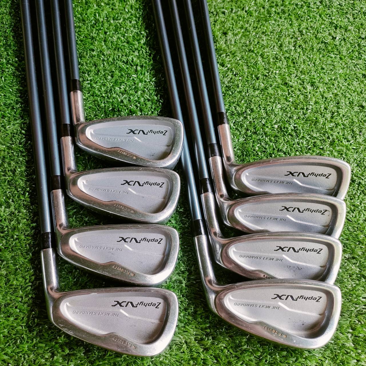 ชุดเหล็ก MIZUNO ZEPHYR NX ก้าน ZEPHYR NX FLEX R สภาพสวยเดิมทุกชิ้น MADE IN JAPAN เป็นชุดเหล็กตีง่าย ตีไกล ไม้กอล์ฟพรีเมี่ยมมือสอง ของแท้ By NakaraLuxurious