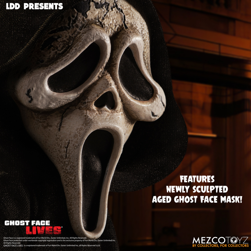 [สั่งจอง] Mezco toyz 10" LDD PRESENTS : Ghost Face - Zombie Edition