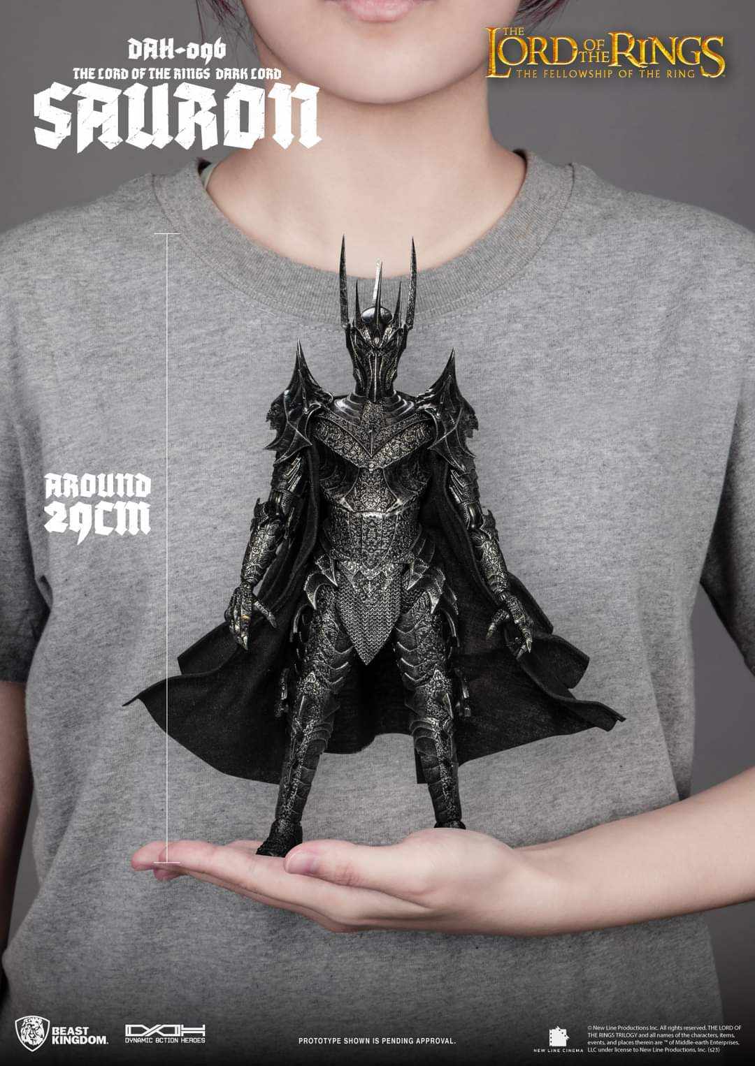 [สั่งจอง] Beast Kingdom DAH-096 : The Lord of the Rings Dark Lord Sauron (29cm)