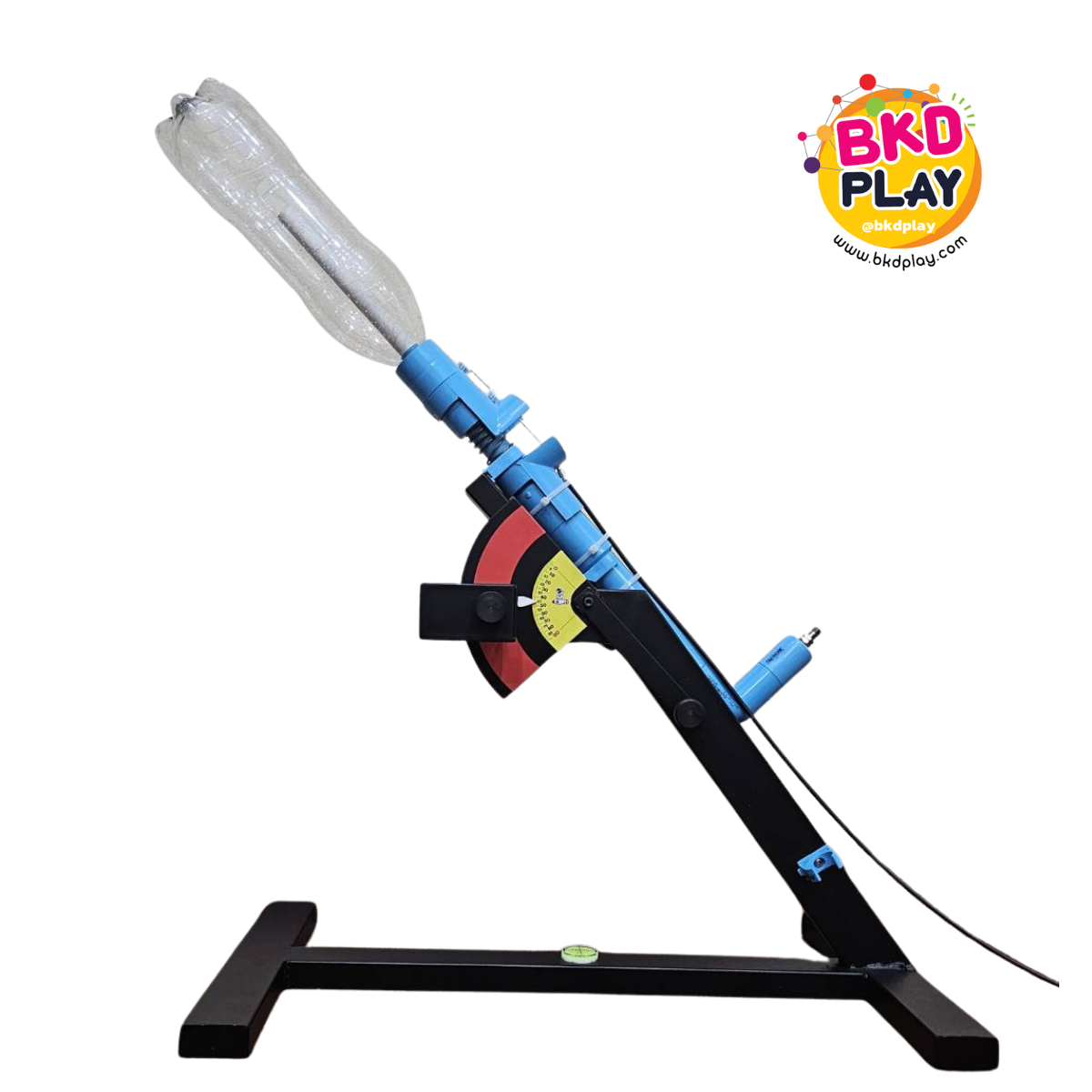 ฐานยิงจรวดขวดน้ำ แถมที่สูบลม ทดลองวิทยาศาสตร์ทดสอบยิงจรวดขวดน้ำ สื่อการสอนเด็กประถม มัธยม ช่างเทคนิค ปวช ปวส ใช้ในการแข่งขันยิงจรวดขวดน้ำ