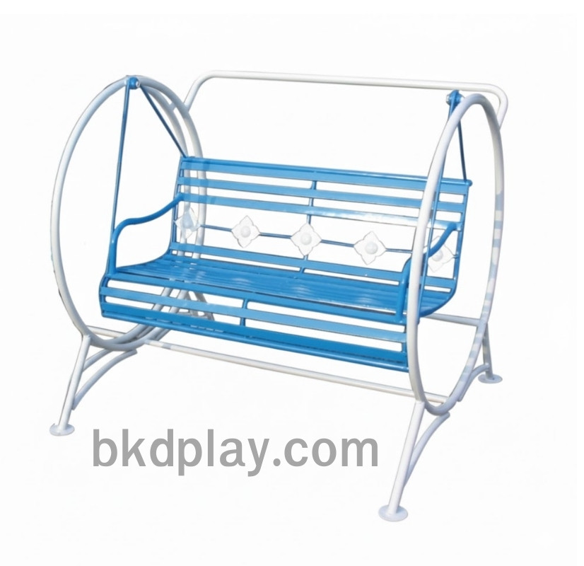 เครื่องเล่นสนามเหล็ก เก้าอี้โยก ชิงช้ากลม ขนาด 1 เมตร ราคาโรงงาน สินค้าสั่งทำ 7-15 วัน ขนาด 60x100x80 ซม.