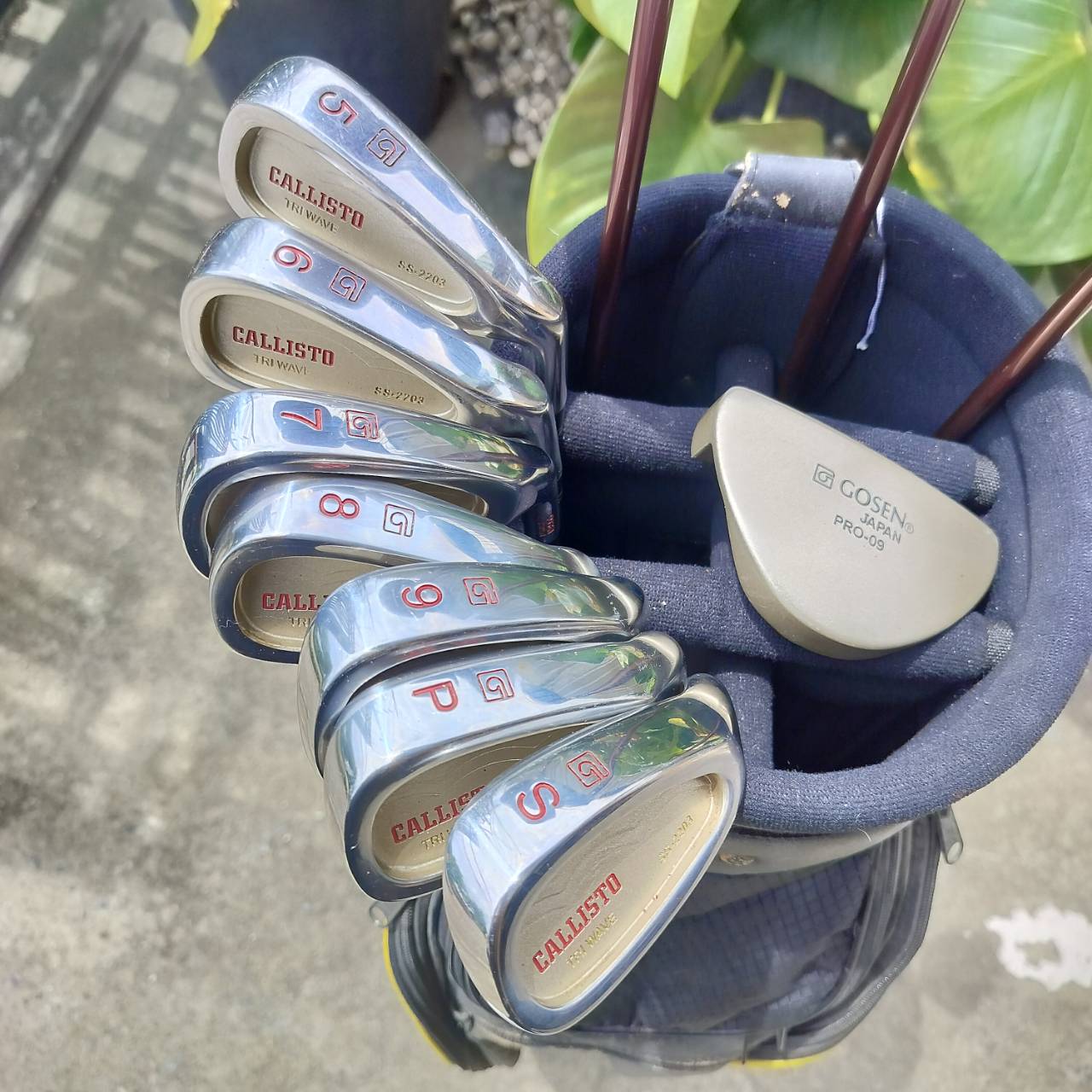 ** ไม้กอล์ฟสำหรับผู้หญิง ** FULLSET GOSEN JAPAN GALLISTO TRI WAVE ชุดพรีเมี่ยมจากญี่ปุ่น น้ำหนักเบา ตีง่าย สวย ดีกว่าซื้อไม้จีนเยอะมาก สภาพสวย ราคาสุดคุ้ม!!! ไม้กอล์ฟพรีเมี่ยมมือสอง ของแท้ By NakaraLuxurious