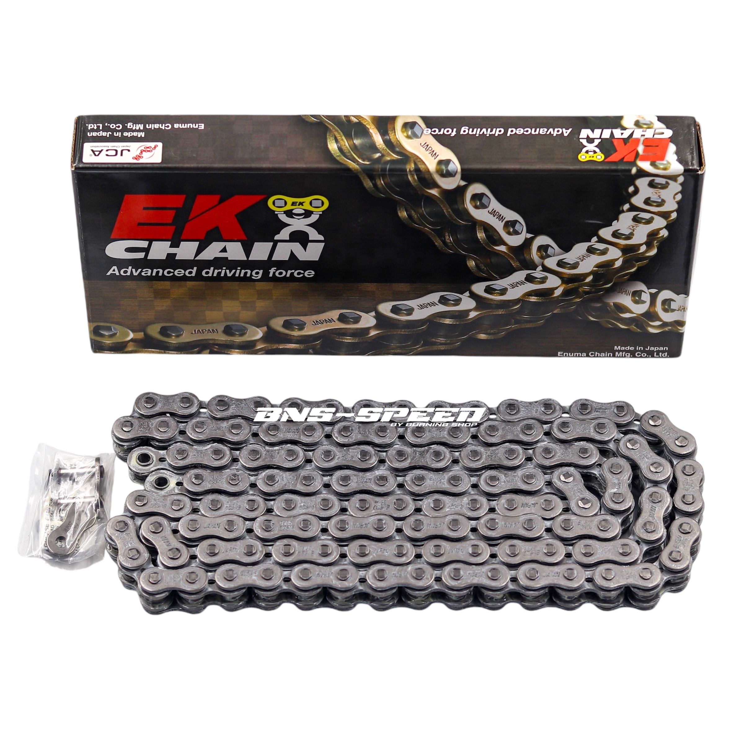 โซ่ EK CHAIN 72-01-SI 520SR06 EK CHAIN 520 SRO O-Ring / Silver