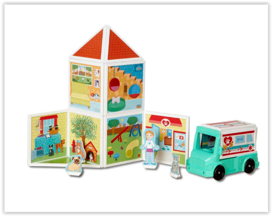 ชุดต่อแม่เหล็ก 3D รุ่นสัตว์เลี้ยง เสริมจินตนาการและความคิดสร้างสรรค์ Magnetivity Pet Center Melissa&Doug, ของเล่นเสริมพัฒนาการ, ของเล่น