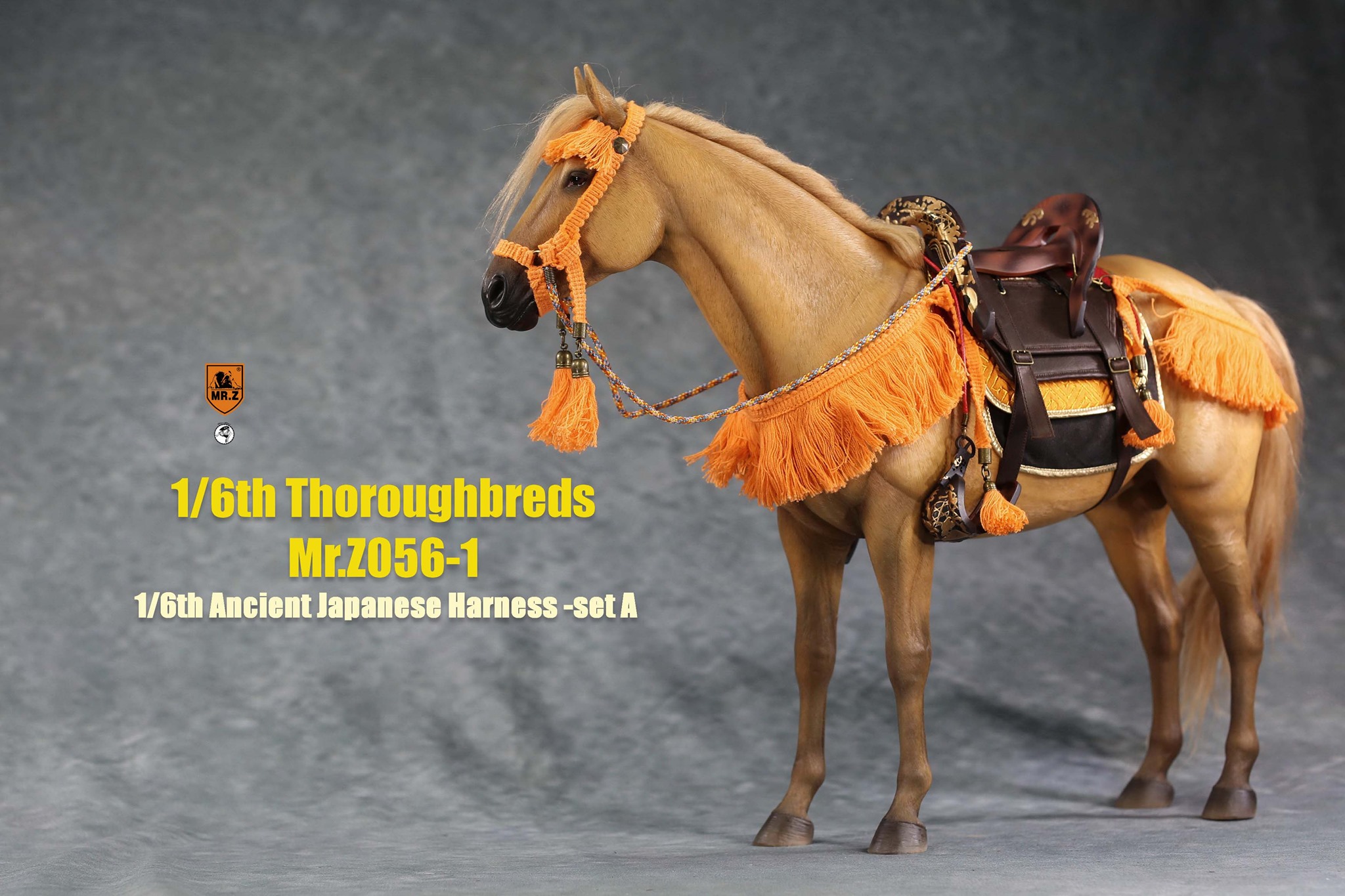 [สั่งจอง]MR.Z MRZ056 1/6 animal model No.56 : Thoroughbreds （all 5 colours） MR.Z 1/6 : Ancient Japanese Harness Set