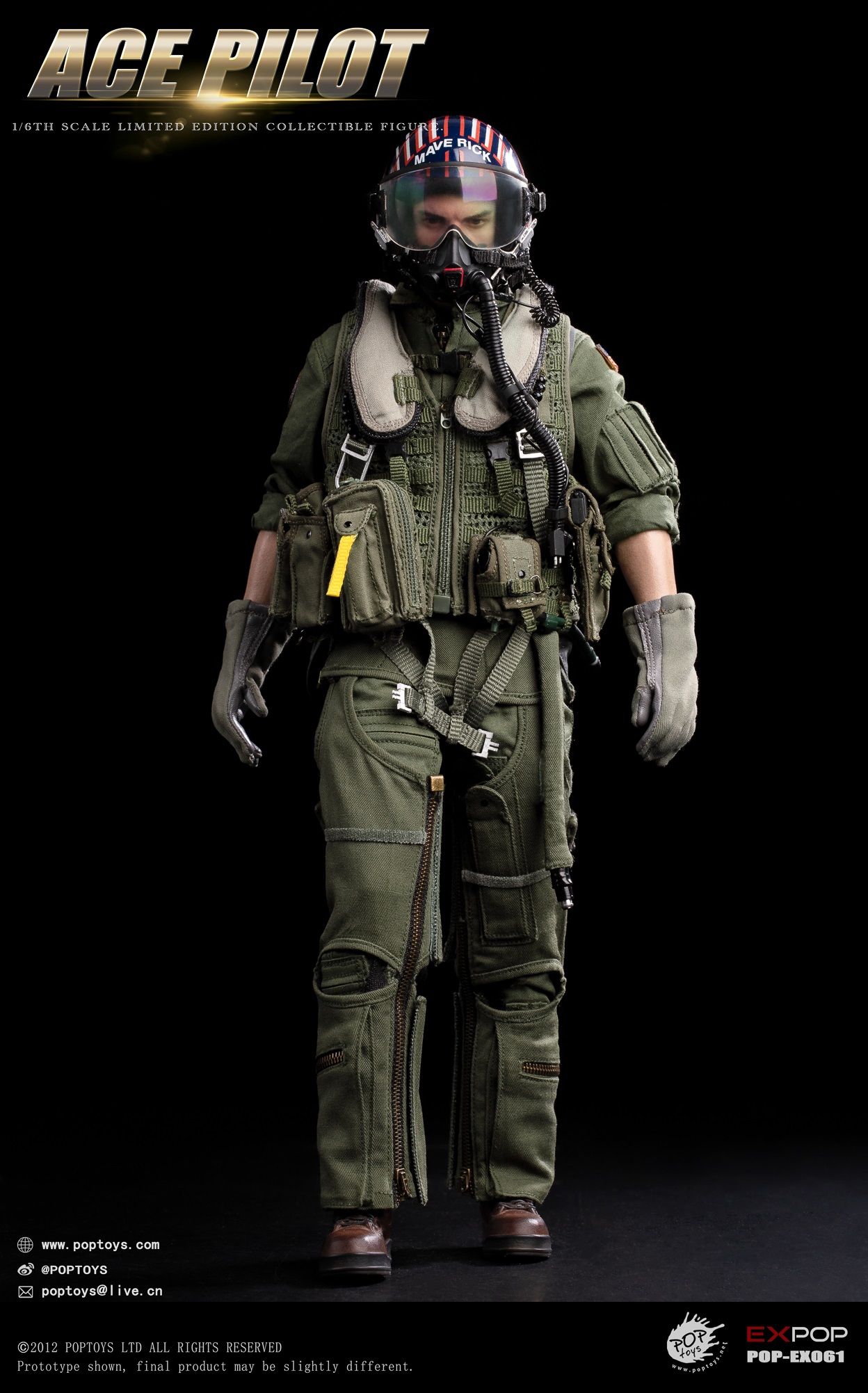 [สั่งจอง]POPTOYS 1/6 : ACE Pilot