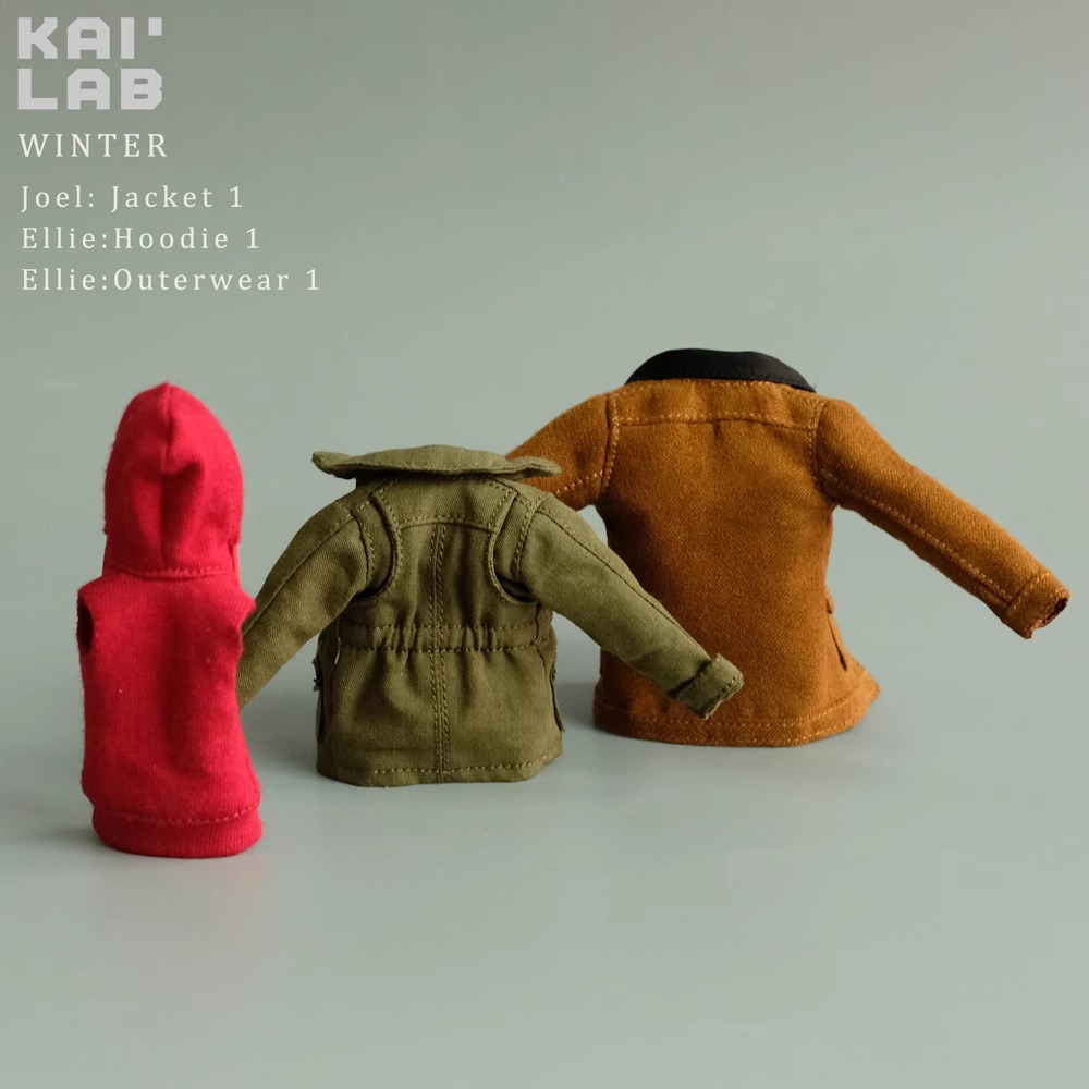 [พร้อมส่ง] Kai lab 1/12 : The last of us - winter suit (for limtoys) -*เฉพาะเซตเสื้อ 3 ตัวเท่านั้น ไม่รวมบอดี้และหัว