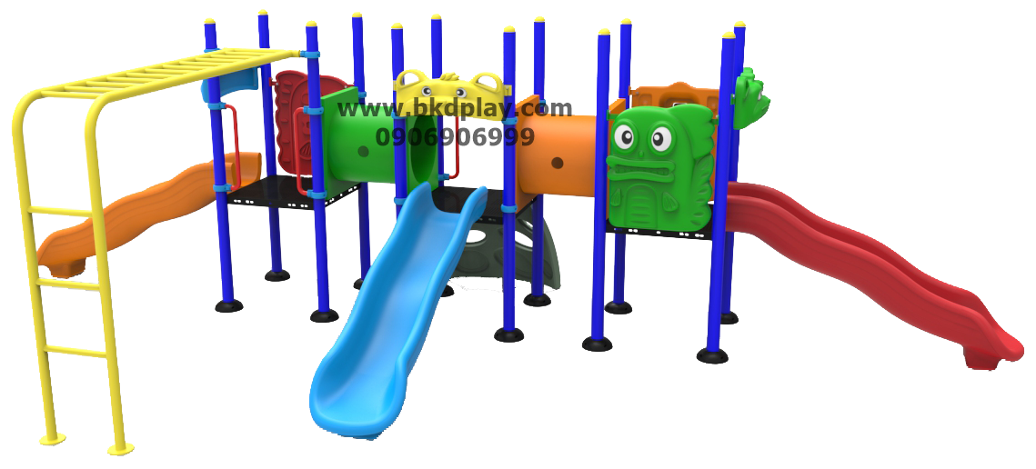 ชุดหอท่อลอด+ สไลด์ 80+ บาร์โหน เครื่องเล่นสนาม กลางแจ้ง เหล็ก, สไลเดอร์,ของเล่น สนามเด็กเล่น สั่งผลิต 10-20 วัน ขนาด 380x780x200 ซม.