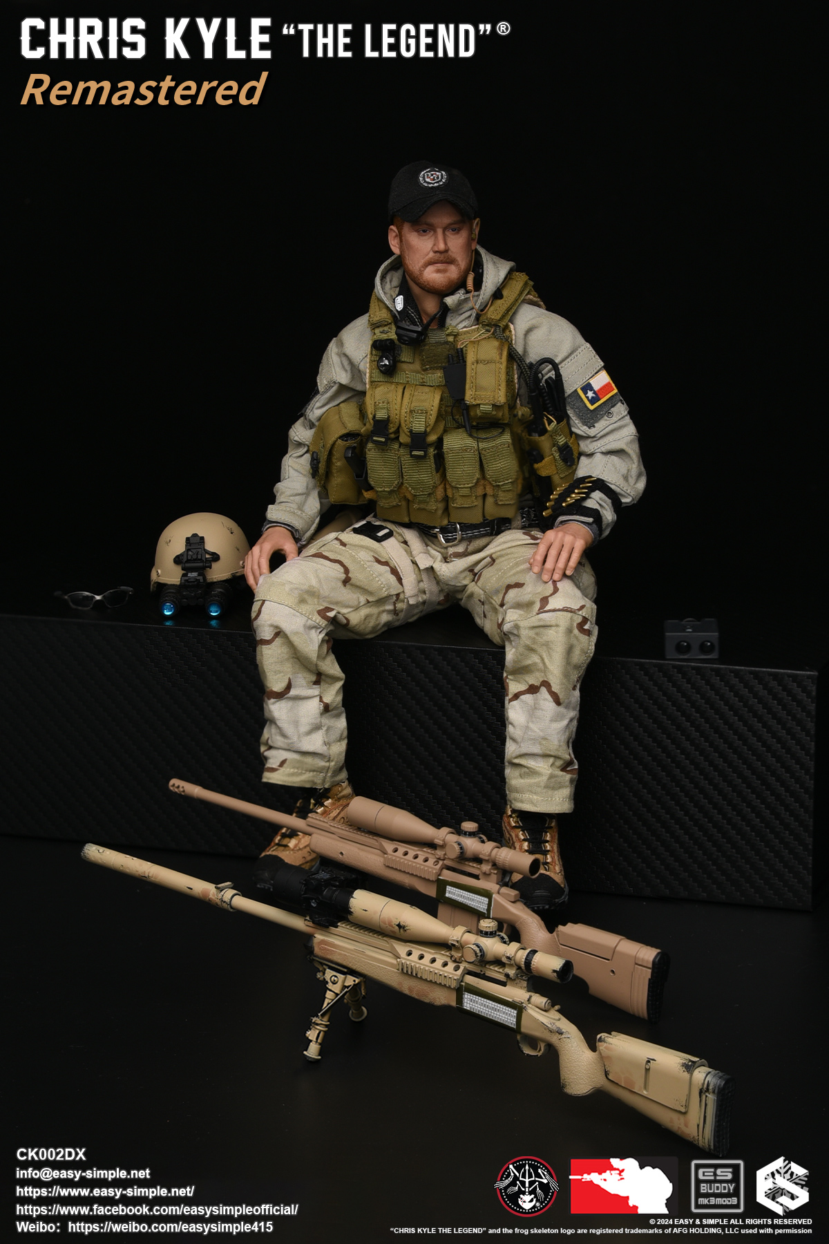 [สั่งจอง] BlackOpsToys X Easy&Simple 1/6 : Chris Kyle "The Legend" Remastered