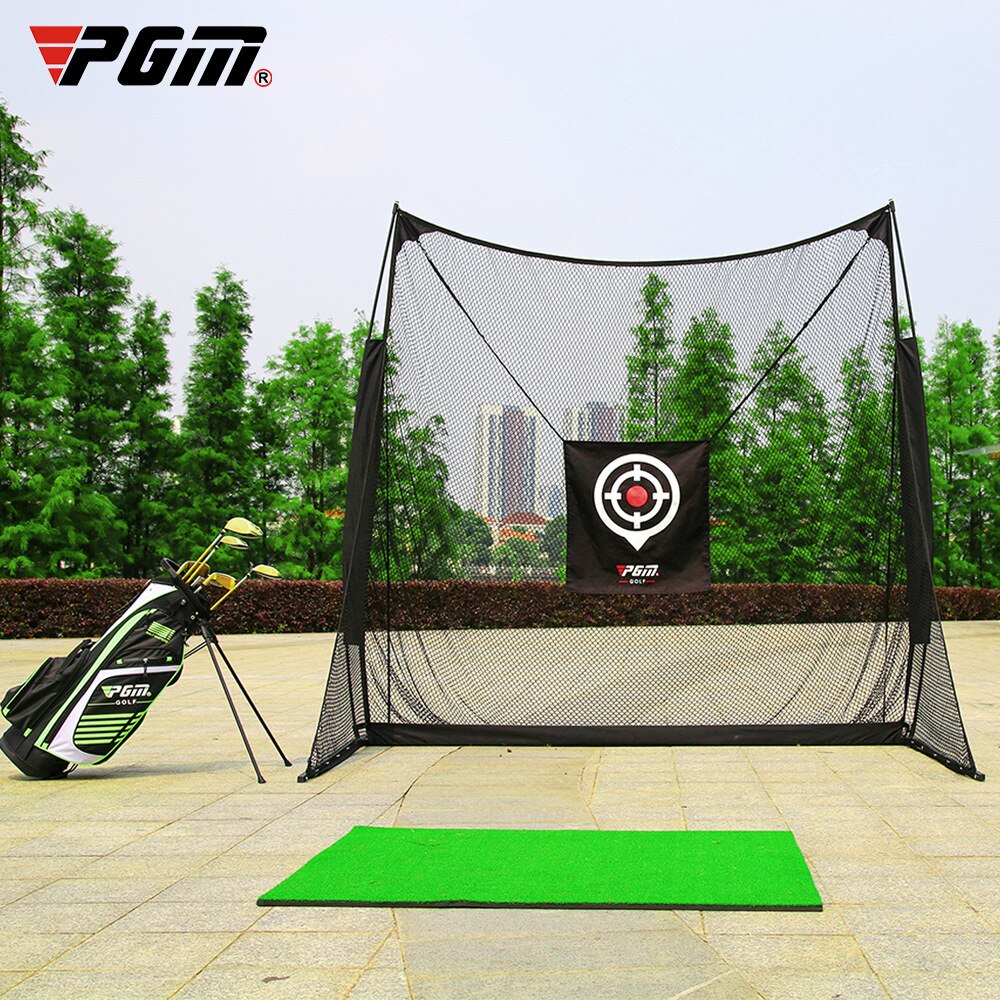 Golf Practice Net ตาข่ายฝึกซ้อมกอล์ฟ PGM LXW015 Size 2.5 x2.5 x1.26 M. มีเป้าให้ 2 แบบ ซ้อมไดร์ฟ ซ้อมชิพ ( ไม่รวมพรม Not including the mat )