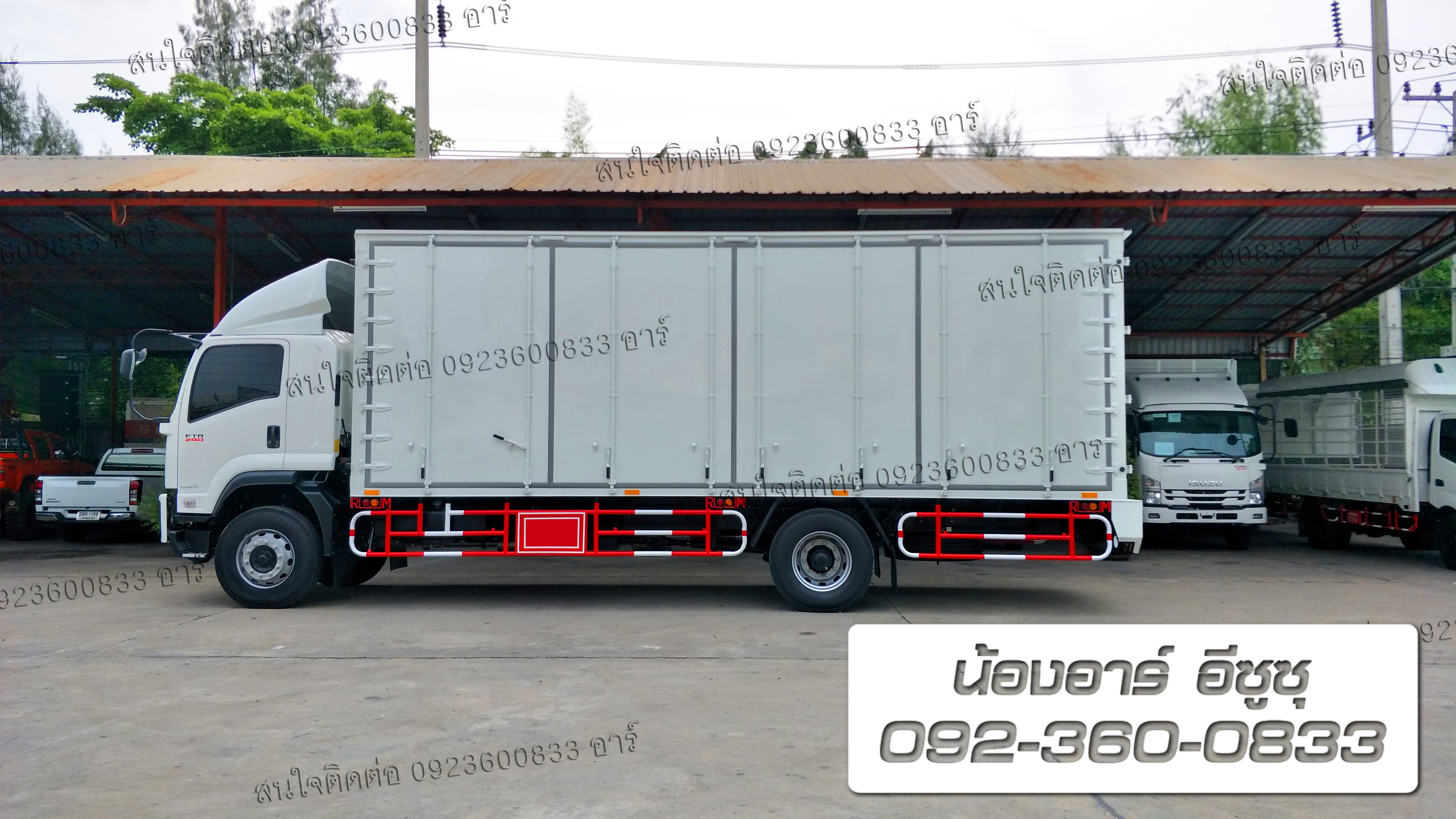 6 ล้อ ISUZU FTR240 แรงม้า พร้อมตู้บรรทุก ประตู 10 บาน
