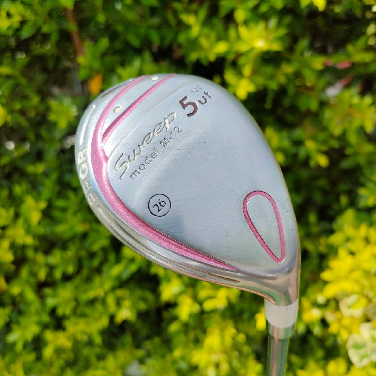 ** ไม้กอล์ฟสำหรับผู้หญิง ** HYBRID 5 PRGR SWEEP MODEL M-12 องศา 26 ก้าน PRGR M-30 ไม้พรีเมี่ยมสุดๆ ญี่ปุ่นแท้ๆ ไม้กอล์ฟมือสอง ของแท้ BY NakaraLuxurious