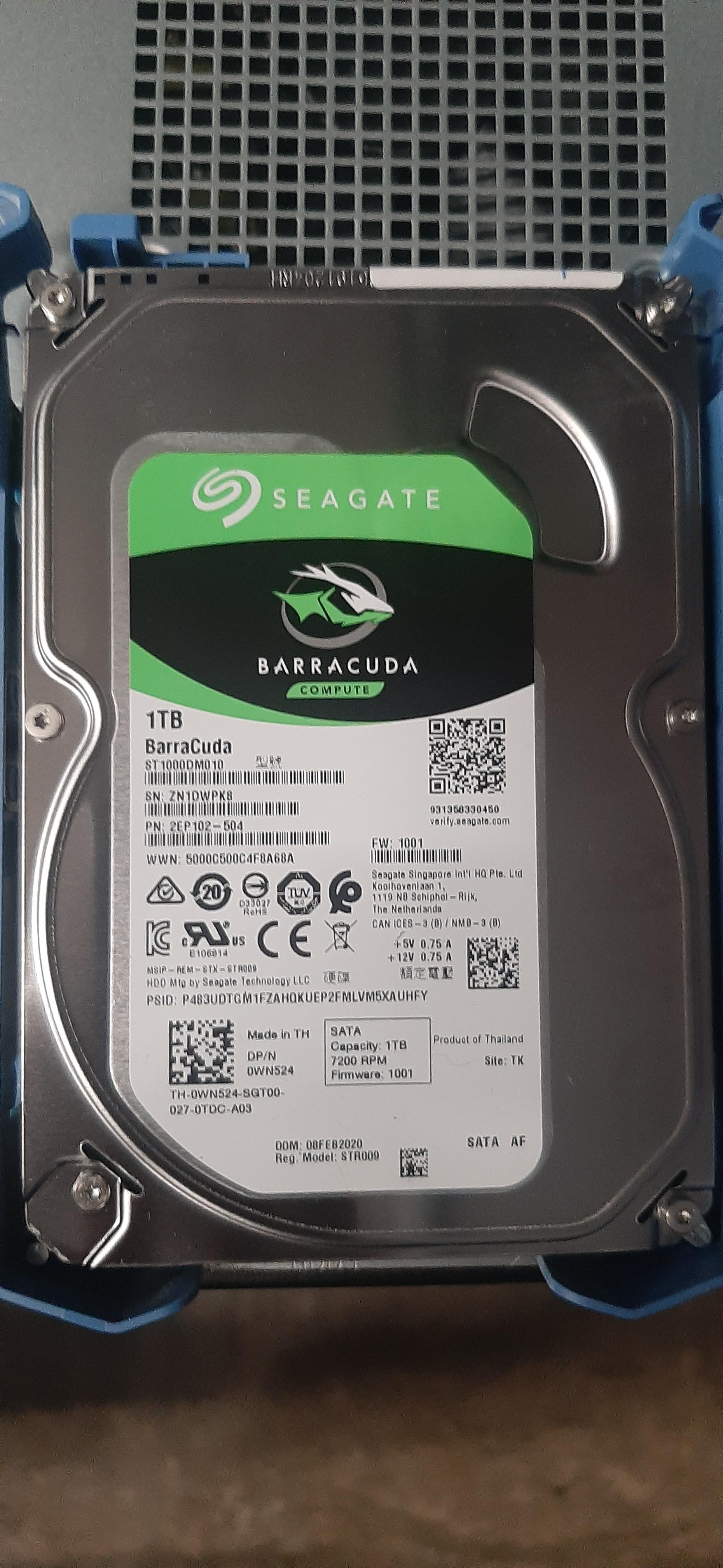 Server Dell T40 มือสอง มีประกันร้าน ดูแลดี SN: CRJNYH2 (E-2224 Ram16GB HDD1TB x3)