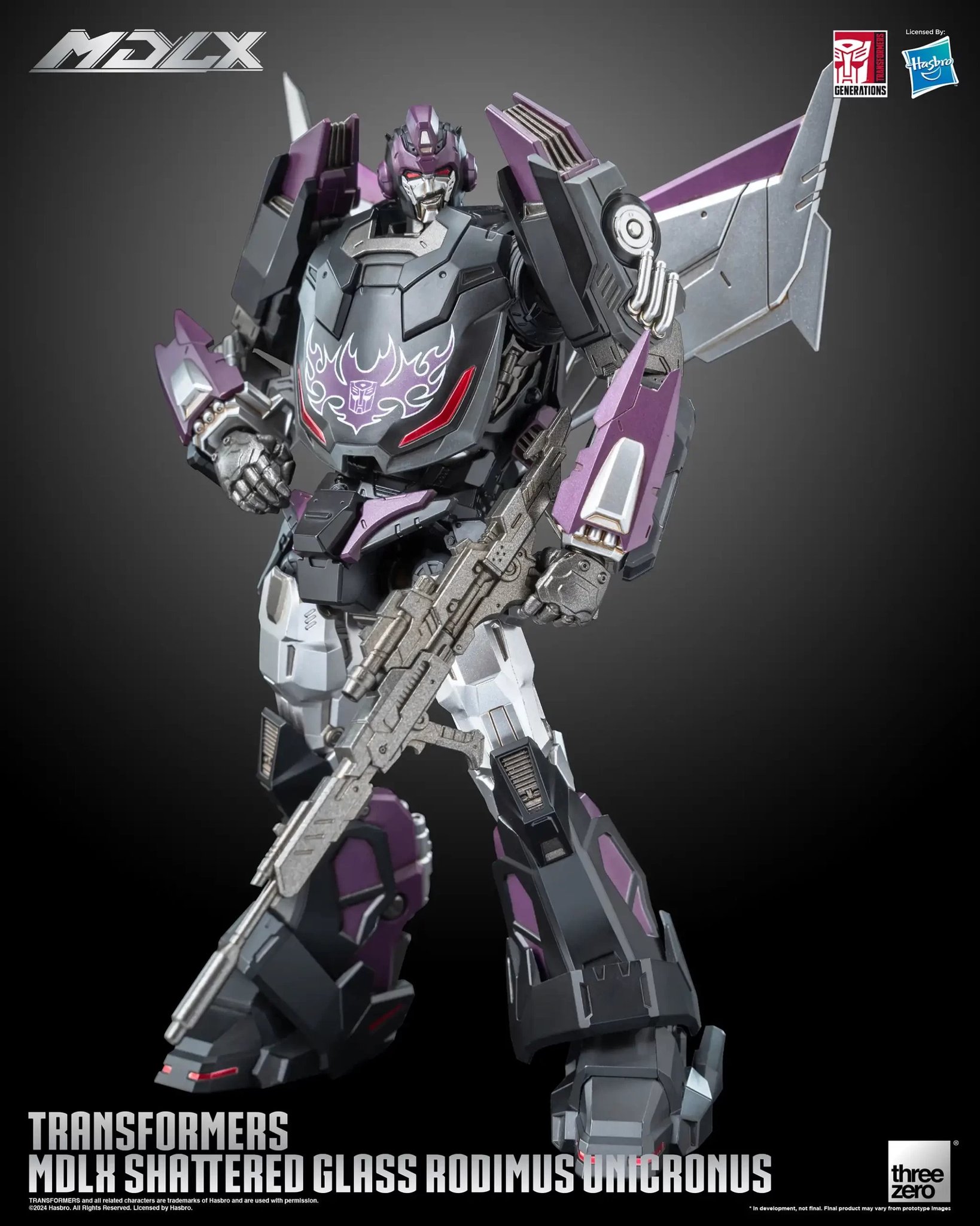 [สั่งจอง]threezero 3Z07170W0 : MDLX TRANSFORMERS Shattered Glass Rodimus Unicronus