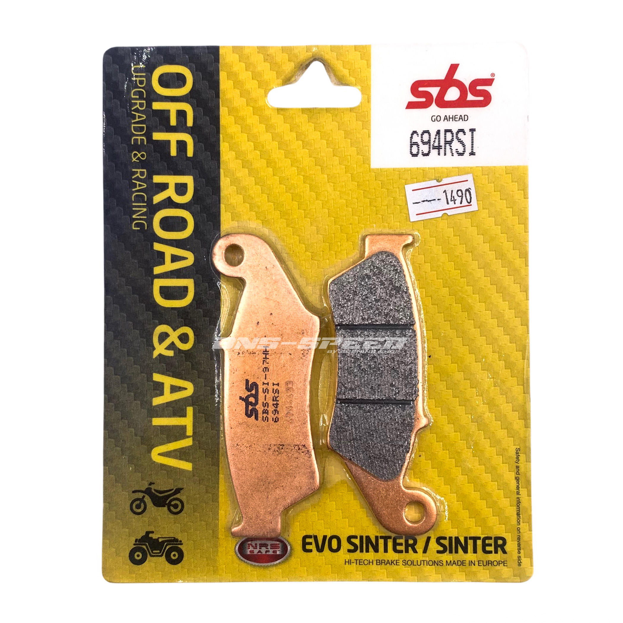 ผ้าเบรค SBS 694RSI brake pads Gasgas,Beta,CRF,YZ/YZF/WRF