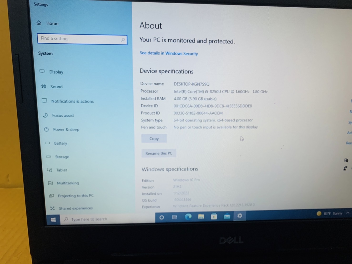 โน้ตบุ๊ค Notebook DELL Latitude 3490 - 14 inch HD แถม กระเป๋า + Moues