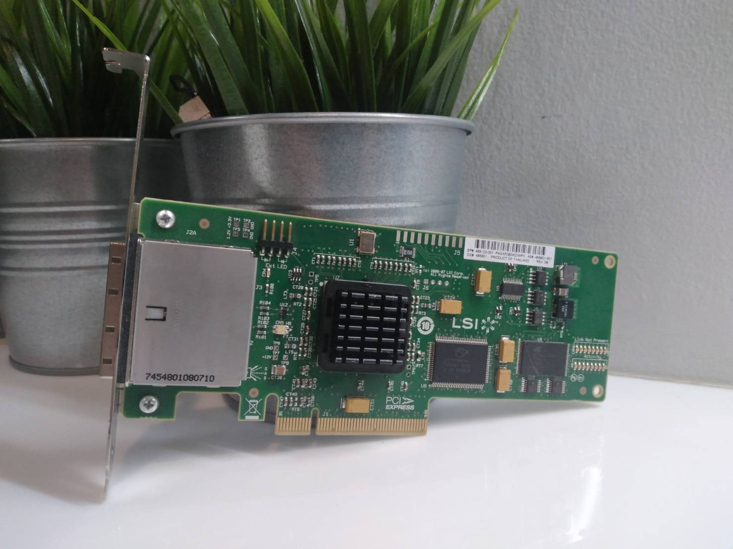 HP LSI 3801E PCI-E SAS Dual Port Card HBA 488765-B21 488901-001 489103-001
