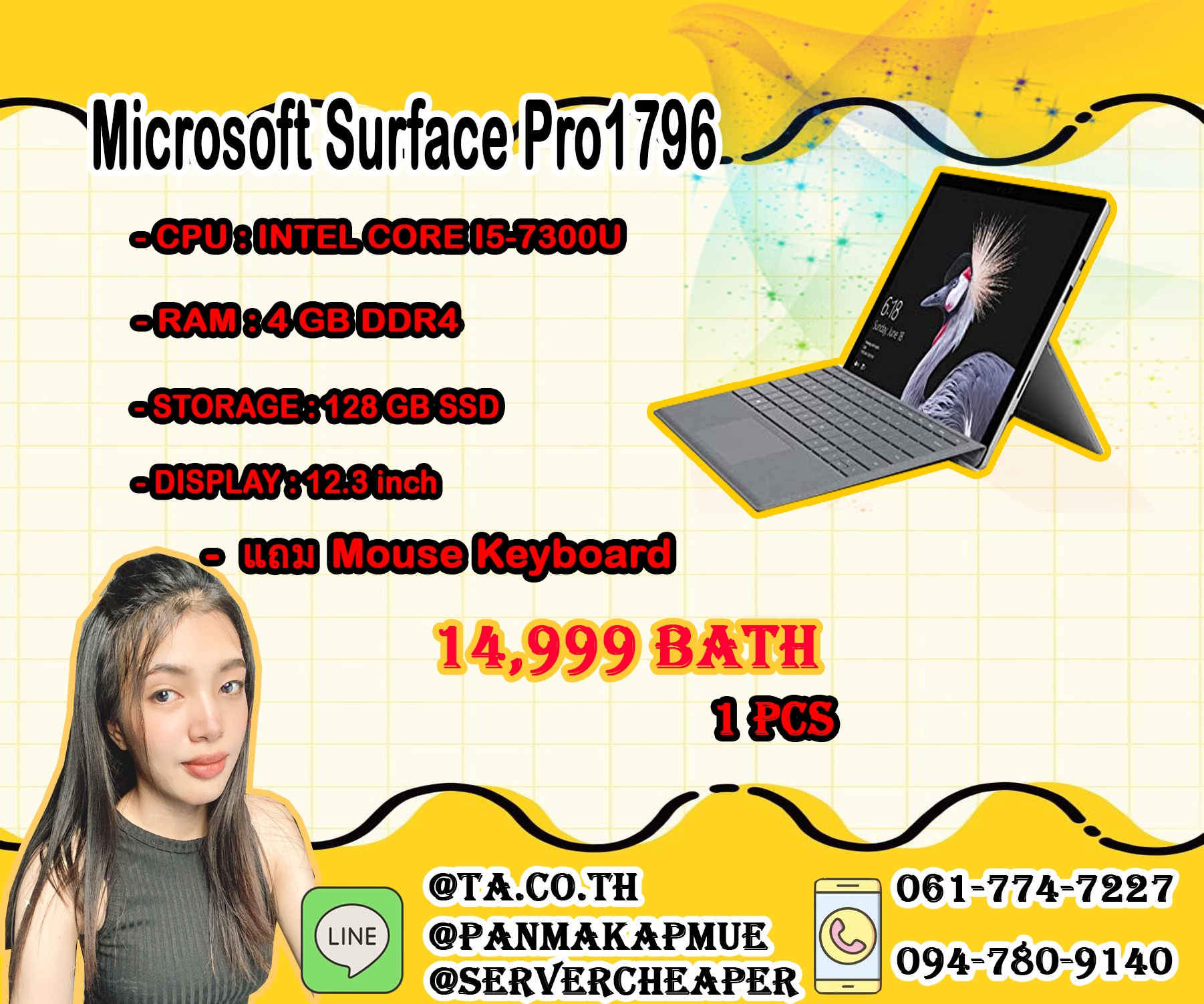 Microsoft Surface Pro1796
