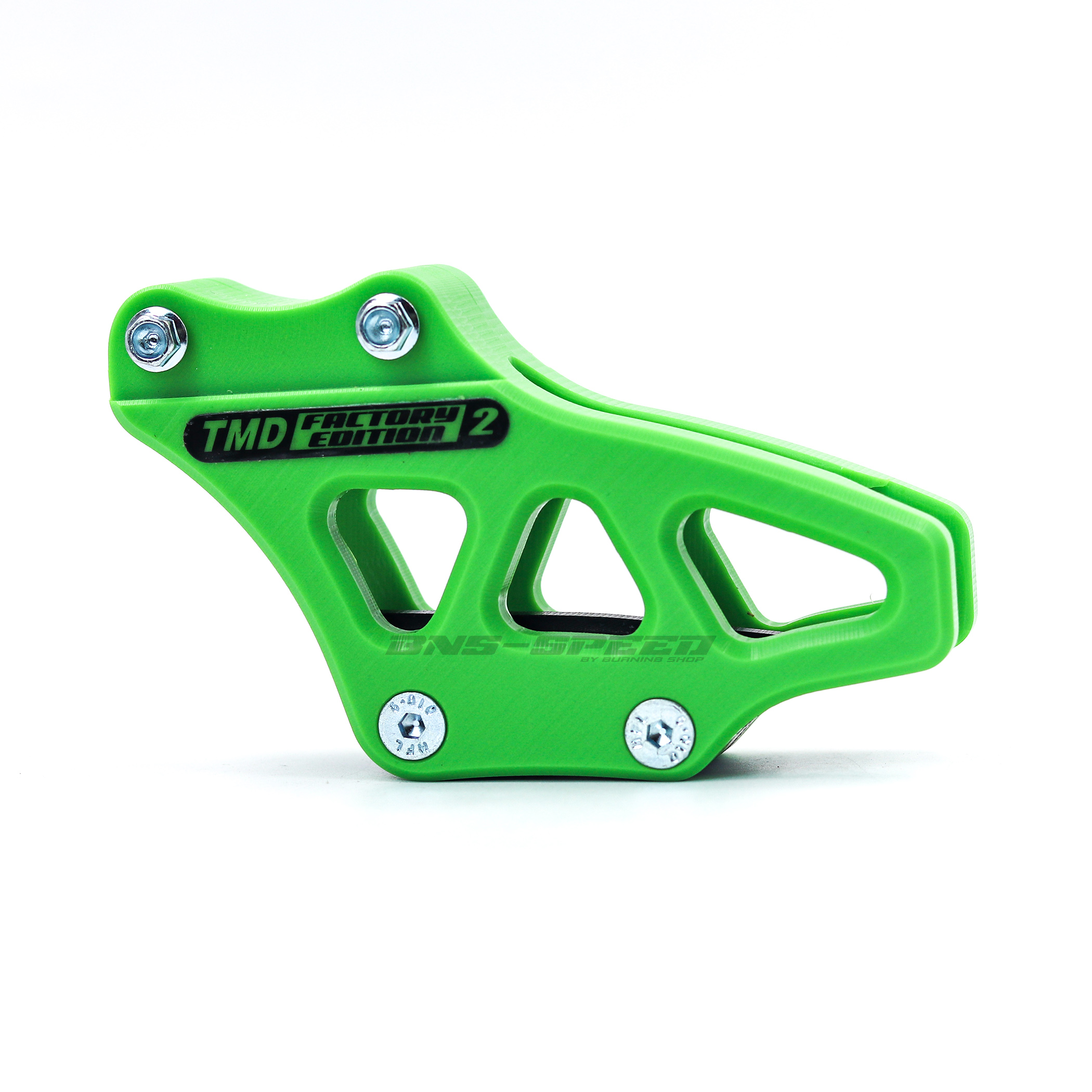 ประคองโซ่ TM DESIGNWORKS Chain Guide Green - Kawasaki KLX140L/G/RF, KLX230R, KX85/100/112