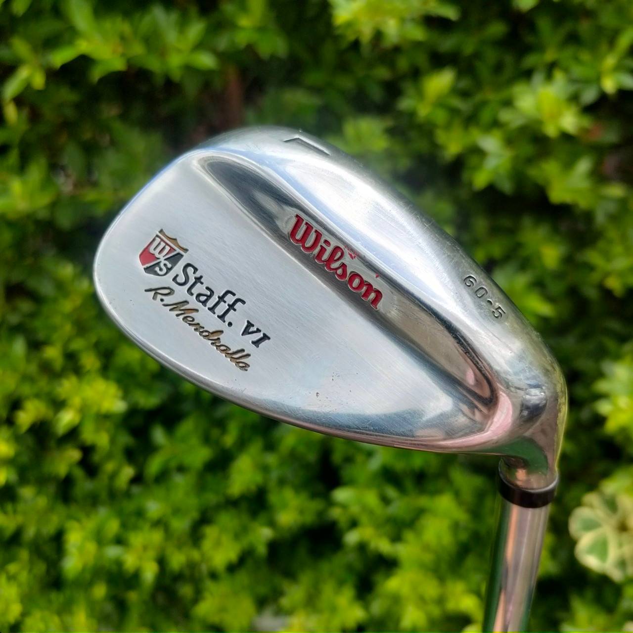 WEDGE WILSON STAFF.VI องศา 60 เบาท์ 5 ก้าน WILSON FATSHAT 450 FLEX WEDGE สุดยอดของสุดยอด WEDGE เป็นก้านอ้วนทำให้ทอร์คน้อยมาก!! ไม้กอล์ฟมือสอง ของแท้ BY NakaraLuxurious
