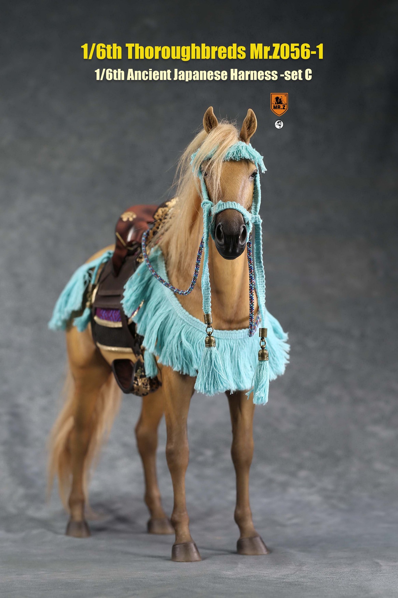 [สั่งจอง]MR.Z MRZ056 1/6 animal model No.56 : Thoroughbreds （all 5 colours） MR.Z 1/6 : Ancient Japanese Harness Set