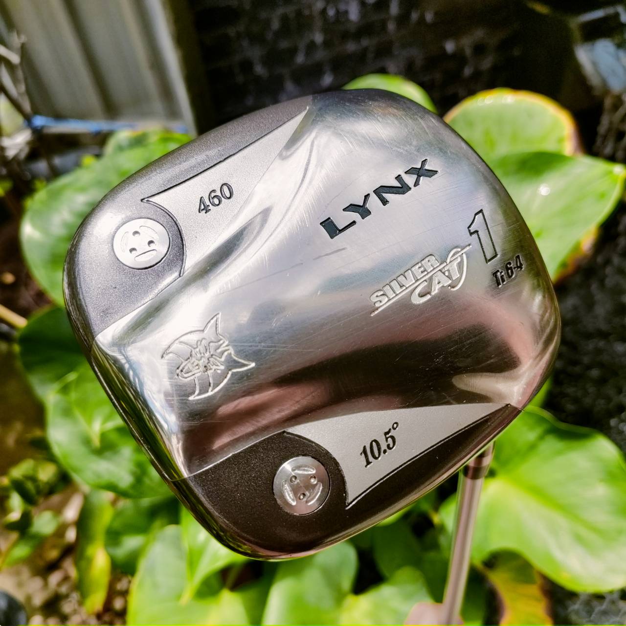 Driver LYNX SILVER CAT Ti6-4 วัสดุไทเทเนี่ยมชั้นสูง หน้าเด้งๆ หัวสี่เหลี่ยม ชดเชยความผิดพลาดสูง องศา 10.5 FLEX R ตีแบบสบายๆ ไม้กอล์ฟพรีเมี่ยมมือสอง ของแท้ By NakaraLuxurious