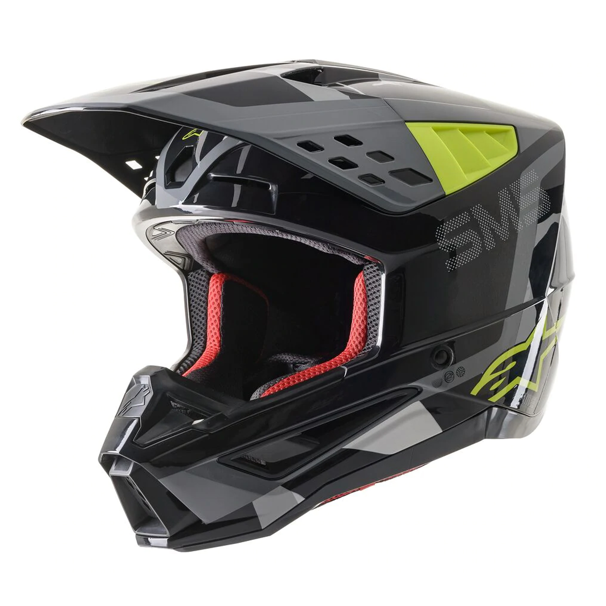 หมวก Alpinestars Supertech SM5 ROVER Helmet - Anthracite Yell Fluo Gray Camo