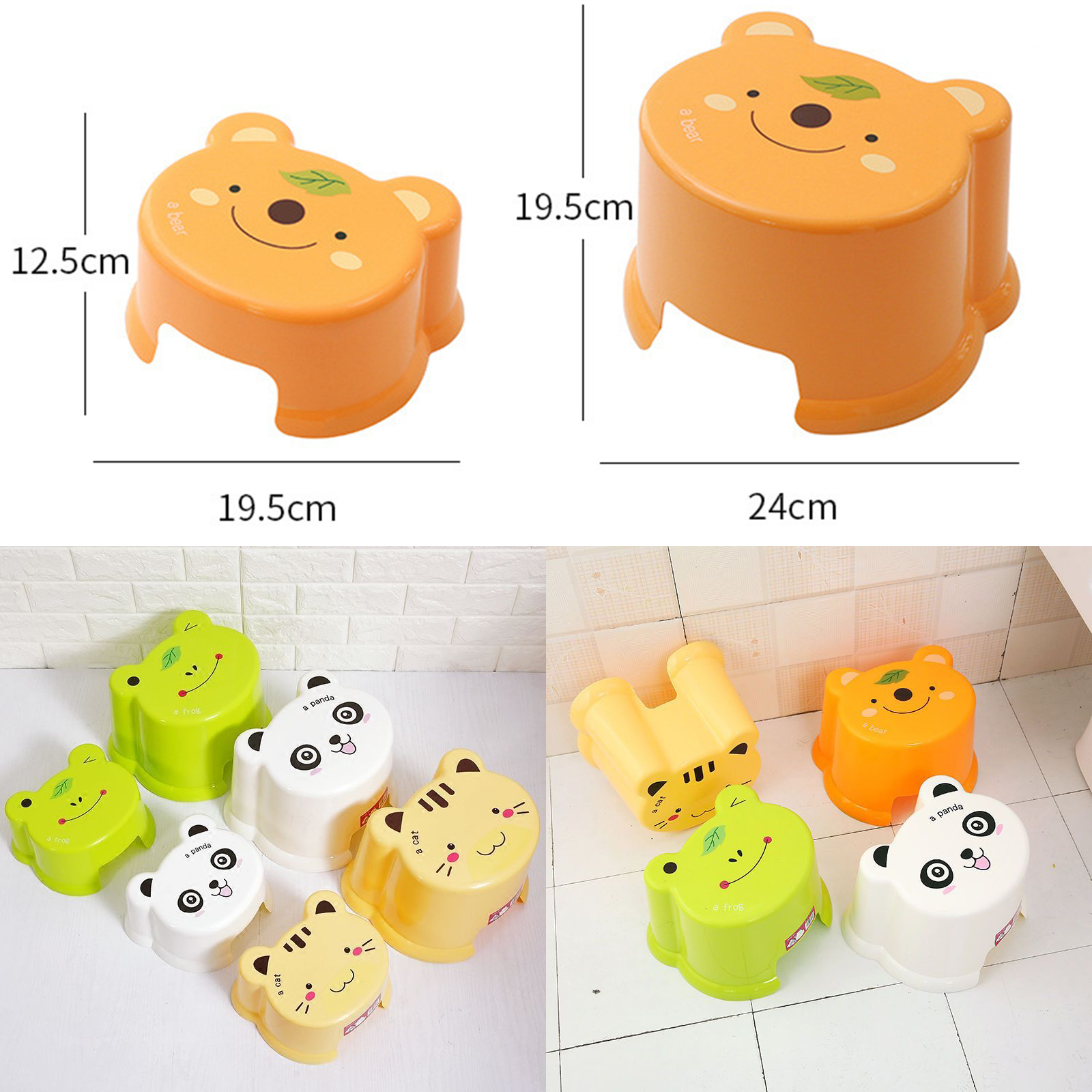 เก้าอี้พลาสติก เล็ก-การ์ตูน *สำหรับเด็ก* มีให้เลือก หลายลาย พลาสติกคุณภาพดี ราคาถูก