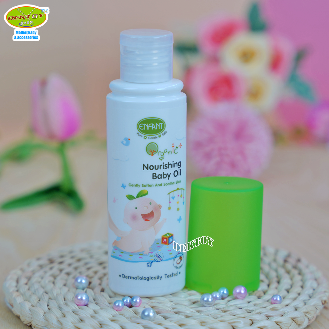 Enfant อองฟองต์ เบบี้ออยล์ ออยล์บำรุงผิวสำหรับเด็ก สูตรอ่อนโยน ปริมาณ 100 มล.