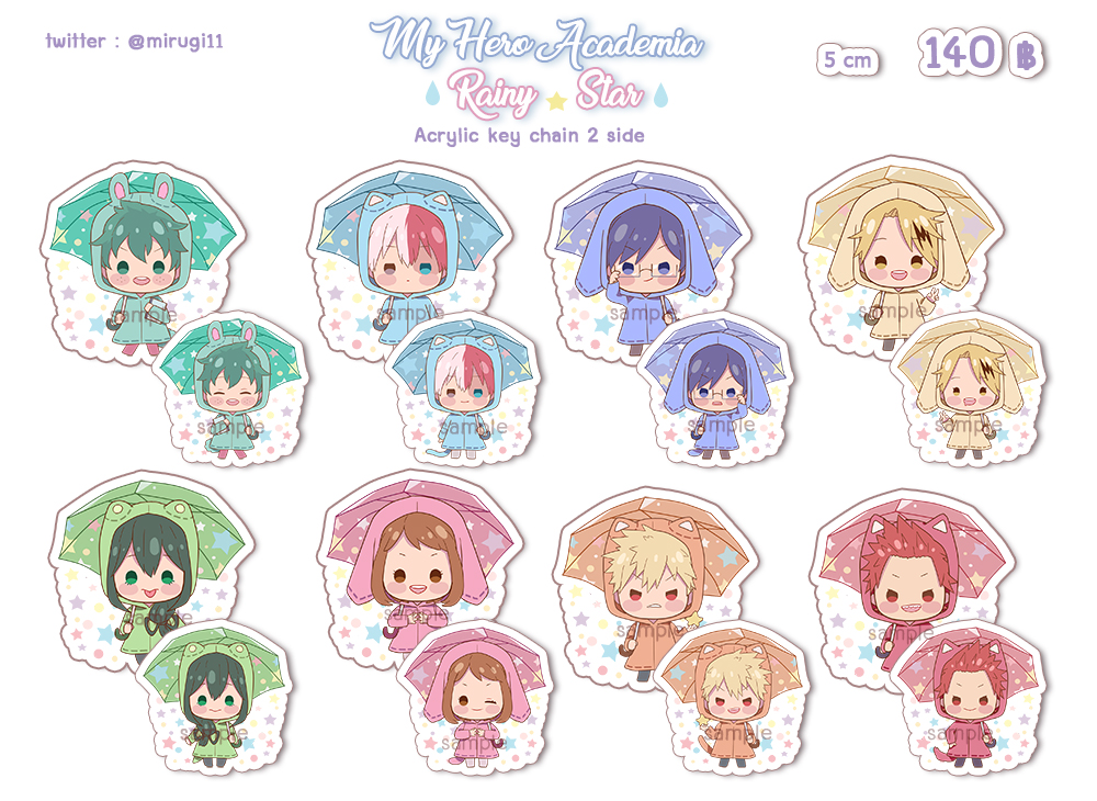 MHA : Rainy Star : Acrylic Keychain
