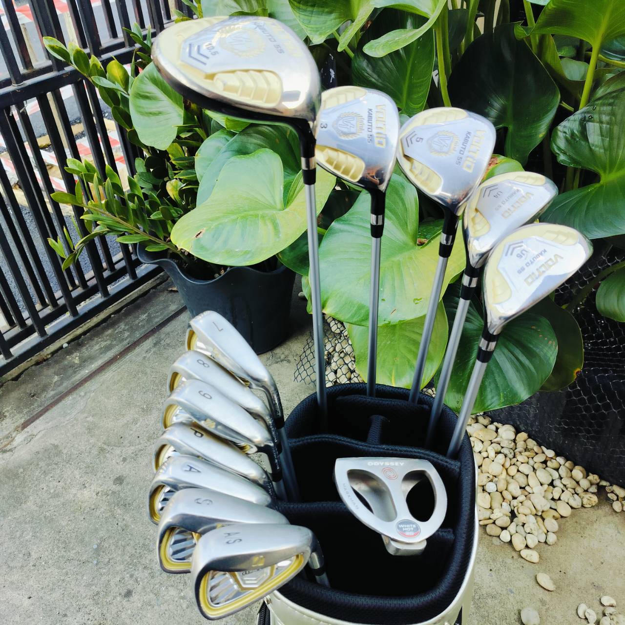 FULLSET VOLTIO KABUTO 55 ❗ 🏌️SET พรีเมี่ยมญี่ปุ่นของ KATANA 💥 ได้หัวไม้ VOLTIO 5 หัว ไม้กอล์ฟพรีเมี่ยมครบชุดมือสองญี่ปุ่น ของแท้ By NakaraLuxurious