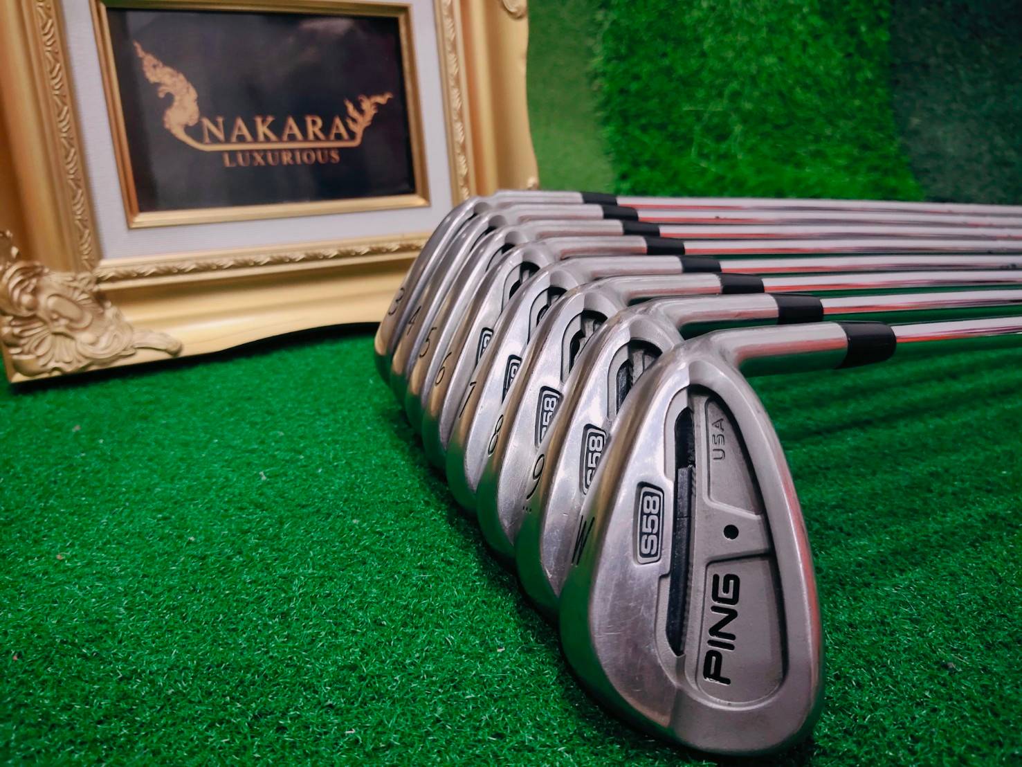 ชุดเหล็ก PING S58 USA จุดดำ