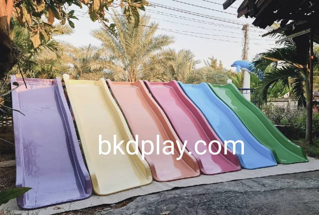 อะไหล่รางสไลเดอร์ รางเดี่ยว ยาว 170-360 ซม.รางกระดานลื่นตั้งกับโครงสูง 60-150 ซม. อะไหล่กระดานลื่นพลาสติก พร้อมส่ง อะไหล่สนามเด็กเล่น