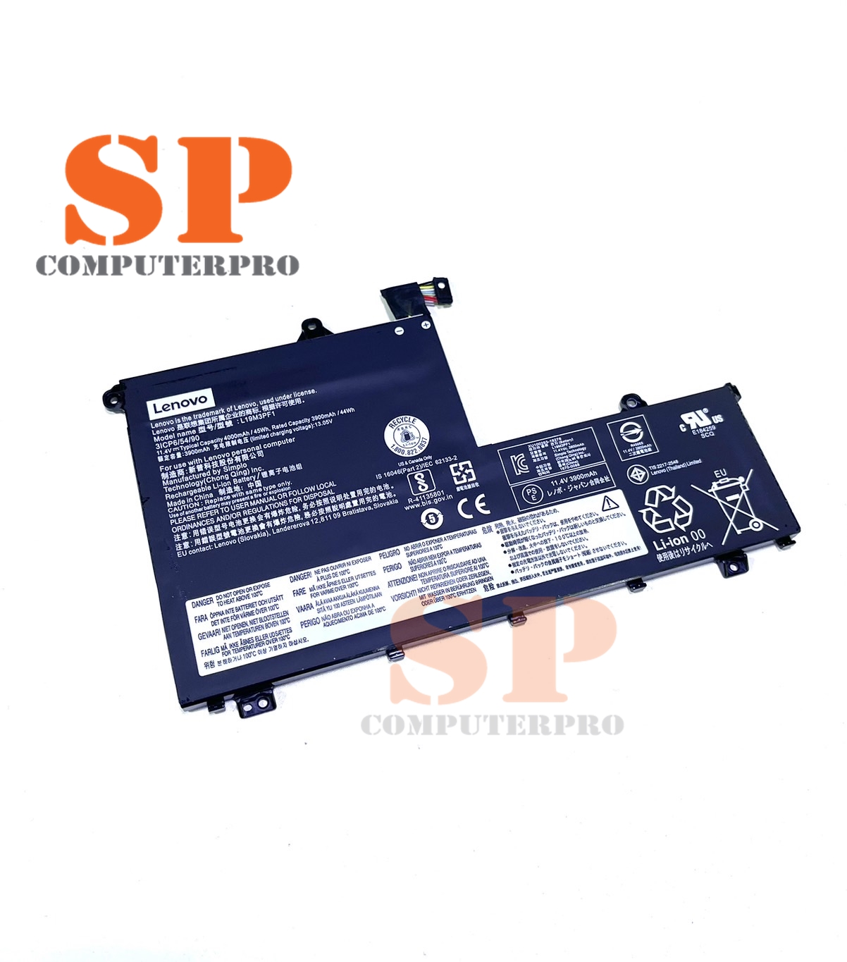 BATTERY LENOVO แบตเตอรี่ของแท้ LENOVO Thinkbook 14 14-IML 14-IIL 15-IIL 15-IML Model: L19M3PF1