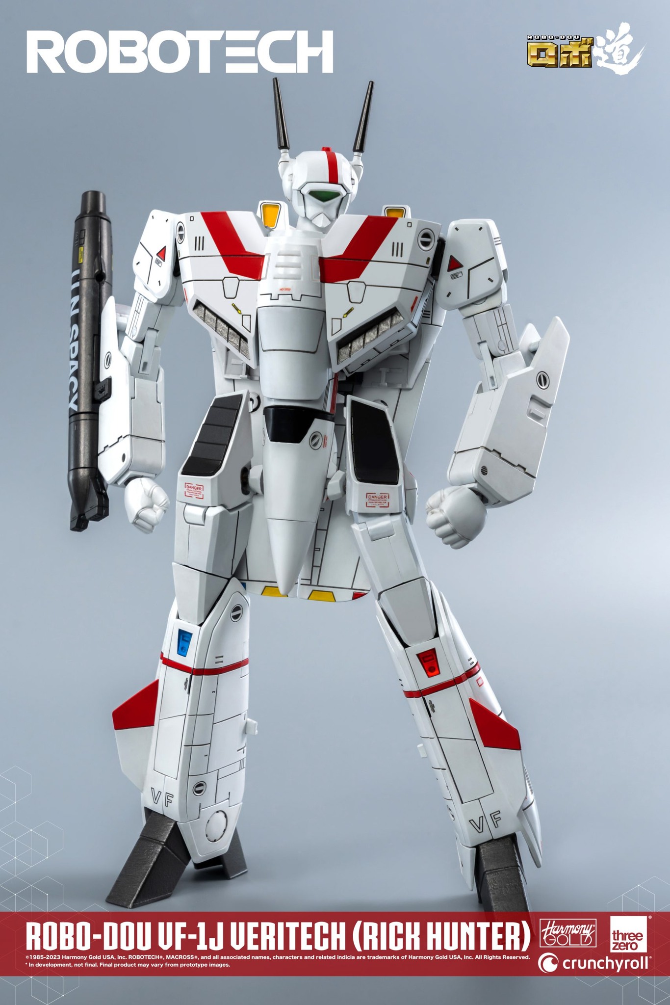 [สั่งจอง]threeZero 8” : Robotech - ROBO-DOU VF-1J Veritech (Rick Hunter)