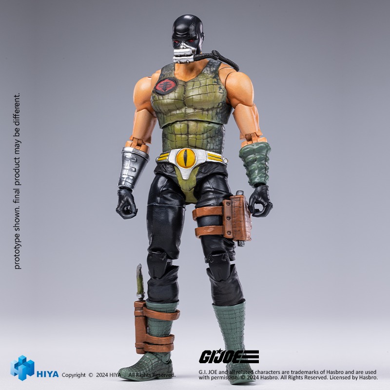[สั่งจอง] Hiya Toys EMG0359 1/18 : Exquisite Mini Series - G.I.Joe Croc Master&Fiona