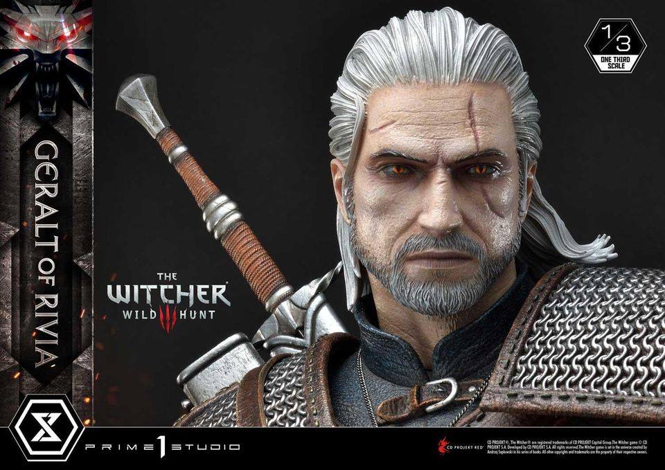 [สั่งจอง]Prime 1 Studio MMW3-01DX 1/3 scale Geralt of Rivia (The Witcher 3) Deluxe Version