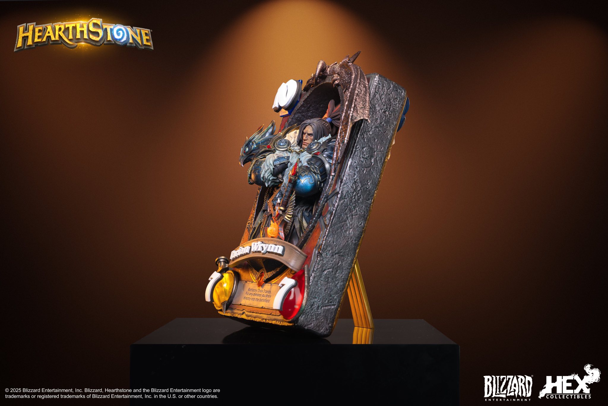 [สั่งจอง]HEX Collectibles : Varian Wryn Art Statue (Blizzard Hearthstone)