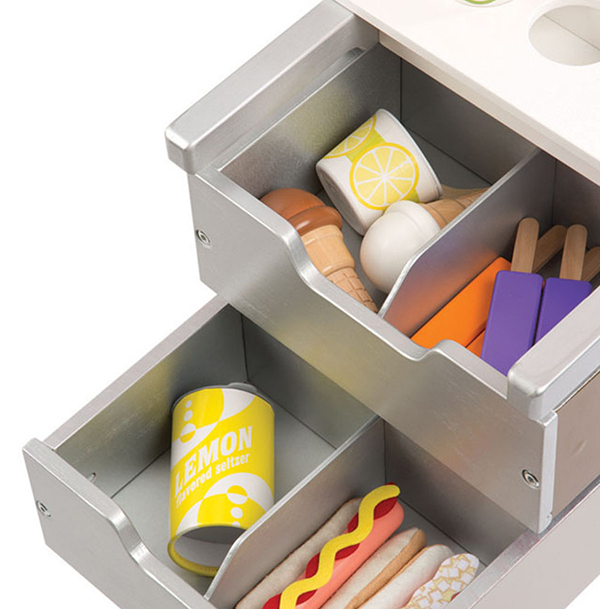 ชุดรถเข็นขายไอศกรีม และ ขายฮอทด๊อก Snacks & Sweets Food Cart Melissa&Doug, รุ่น 9350 ของเล่นเสริมพัฒนาการ, ของเล่น