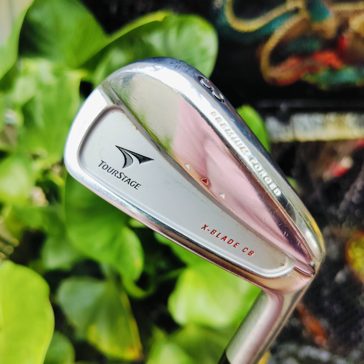 เหล็ก 3 TOUR STAGE X-BLADE CB วัสดุ PREMIUM FORGED สวยจัด ตีนุ่มแบบจัดๆ และตีง่าย ตีตรง แน่นๆ สปินดี ก้าน NSPRO 950 FLEX R ไม้กอล์ฟพรีเมี่ยมมือสอง ของแท้ By NakaraLuxurious