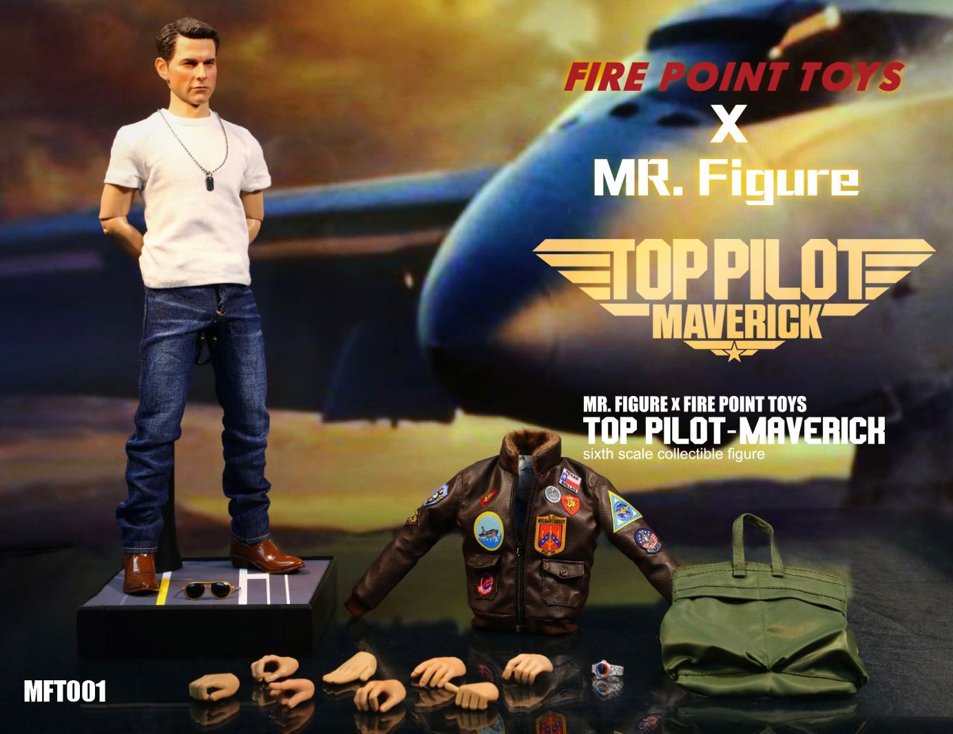 [สั่งจอง] FIRE POINT TOYS X MR.FIGURE MFT001 1/6 : Top Pilot