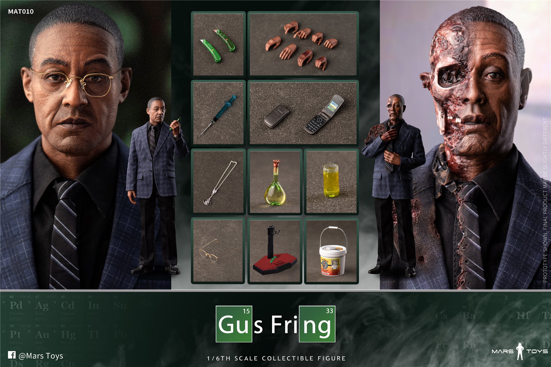 [พร้อมส่ง]"Mars Toys MAT010 1/6 : Gus Fring