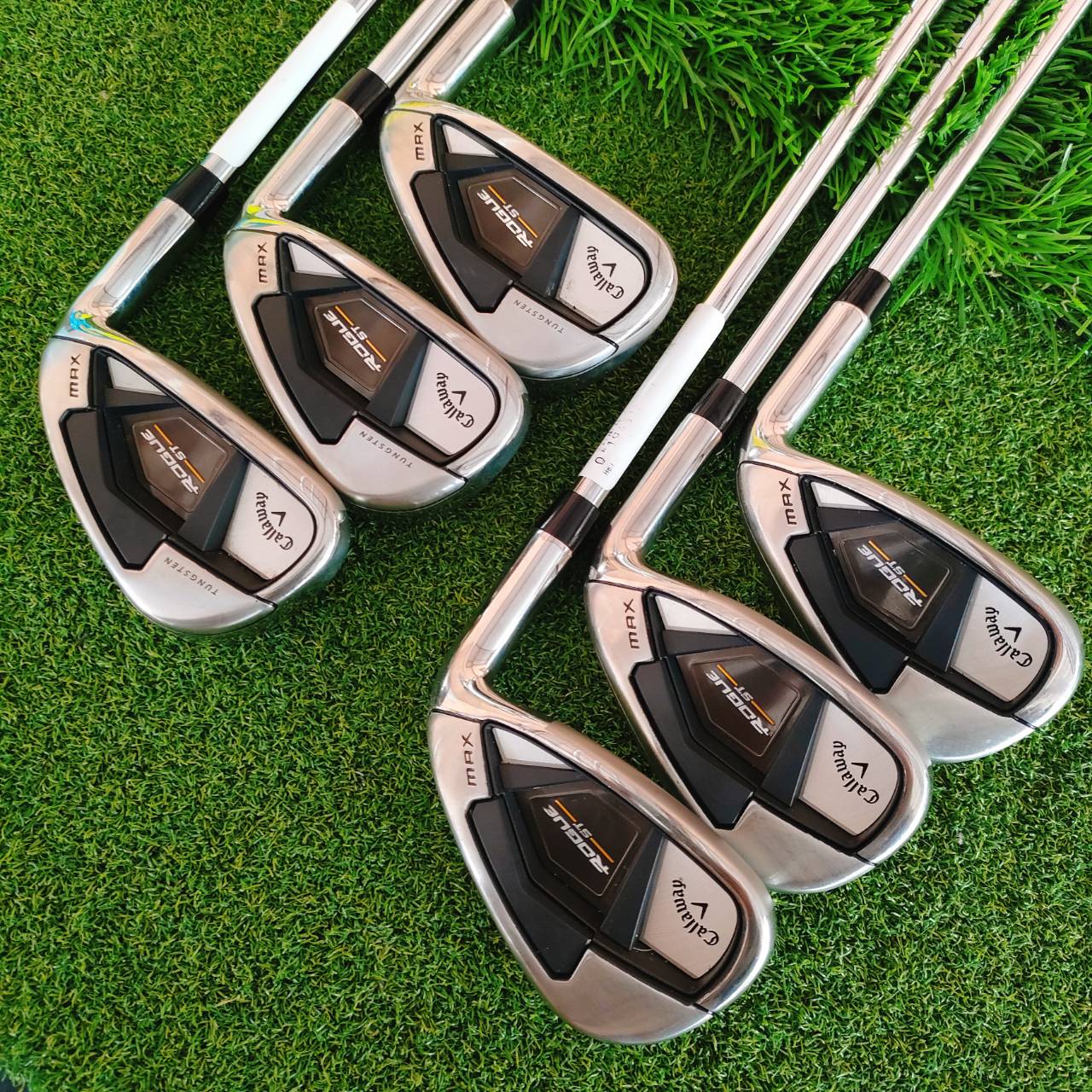 ชุดเหล็ก CALLAWAY ROGUE MAX ก้าน DG95 S200 ได้เหล็ก 5 -9 P สภาพสวยมากเดิมๆ เลยครับ