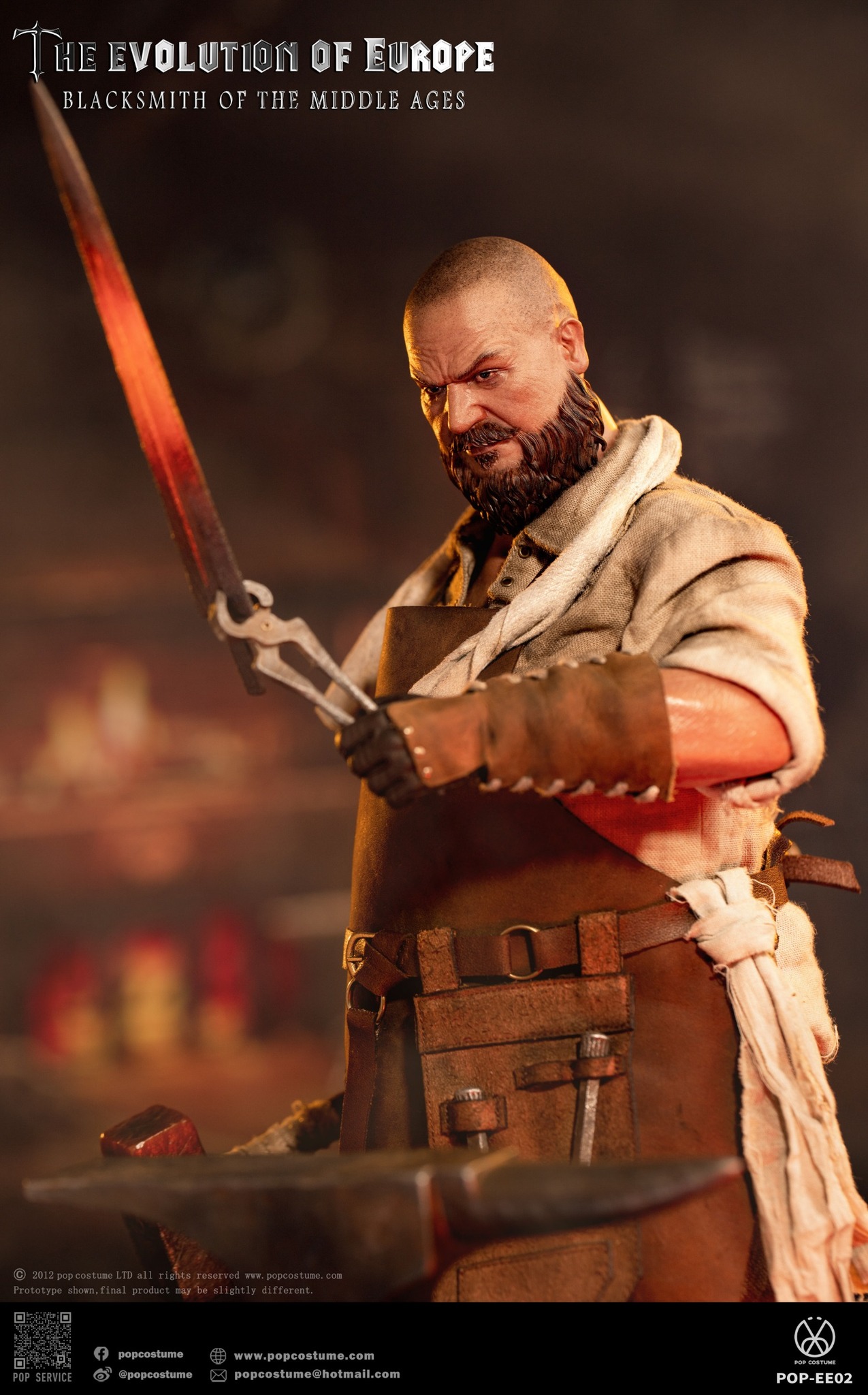 [สั่งจอง] POP COSTUME POP-EE02 1/6 : The Evolution of Europe Blacksmith