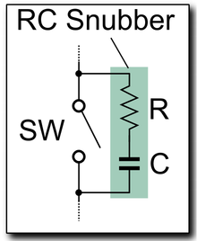 โมดูลดูดซับกระแสกระชาก ด้วยวงจร RC Snubber circuit module relay contact protection circuit / electromagnetic anti-interference module