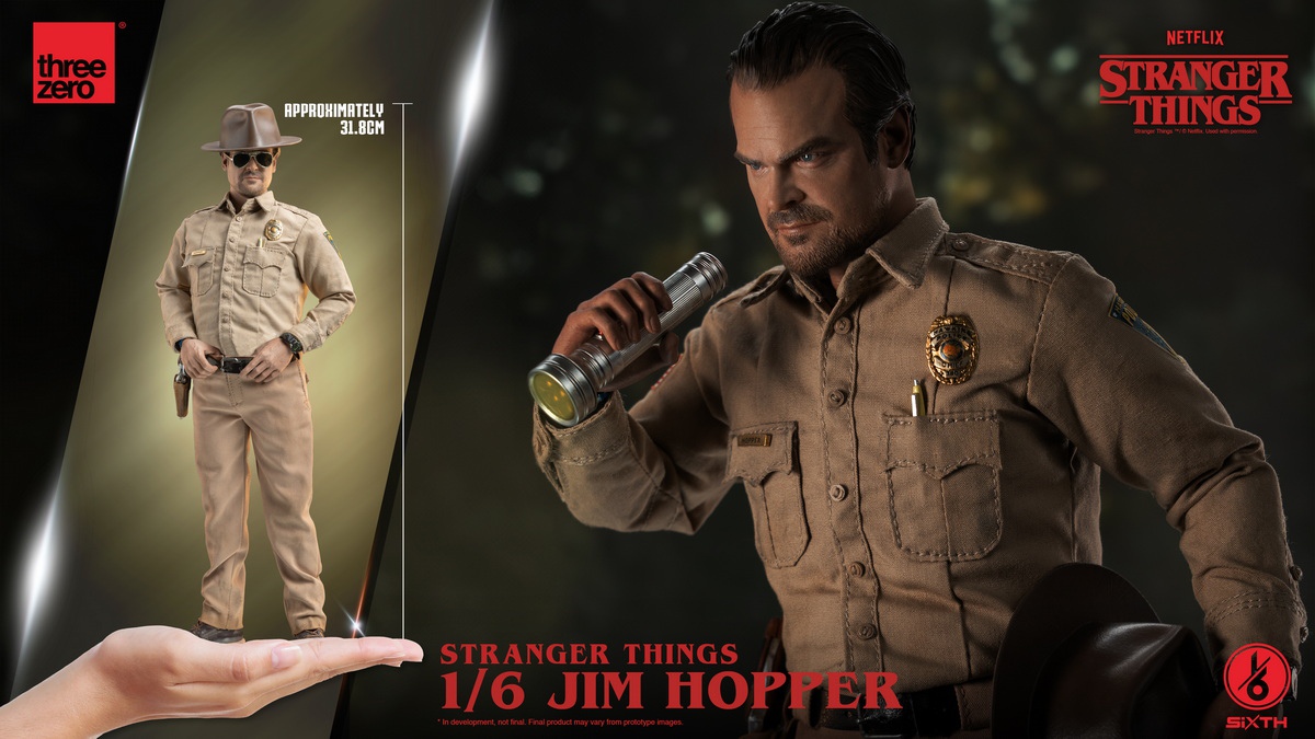 [สั่งจอง]Threezero 3Z05150W0 1/6 : Stranger Things - Jim Hopper (Season 1)