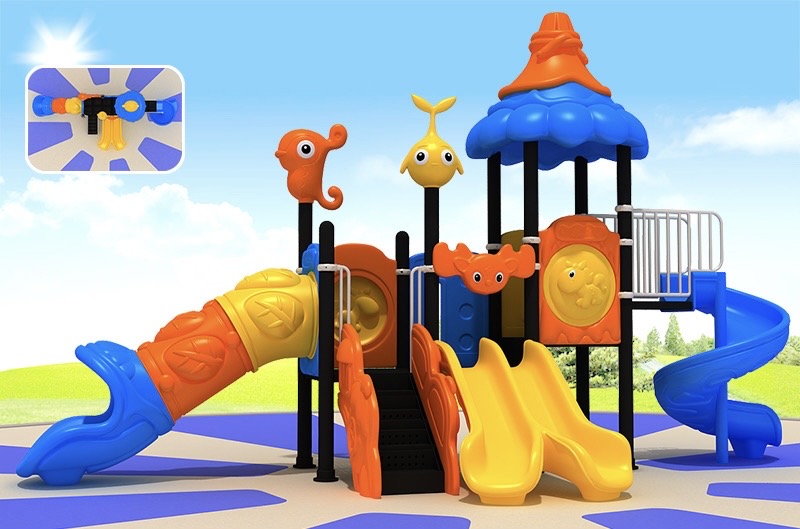 เครื่องเล่นสนามกลางแจ้ง-ในร่ม,ชุด ผองเพื่อนสัตว์น้ำท่องทะเล,ครุภัณฑ์สนามเด็กเล่น,งบ.สพฐ,โครงการโรงเรียนประชารัฐ, เครื่องเล่นสนามระดับก่อนประถมศึกษา, playground,สไลเดอร์,ของเล่นเสริมพัฒนาการ,เครื่องเล่นสนาม, สนามเด็กเล่น