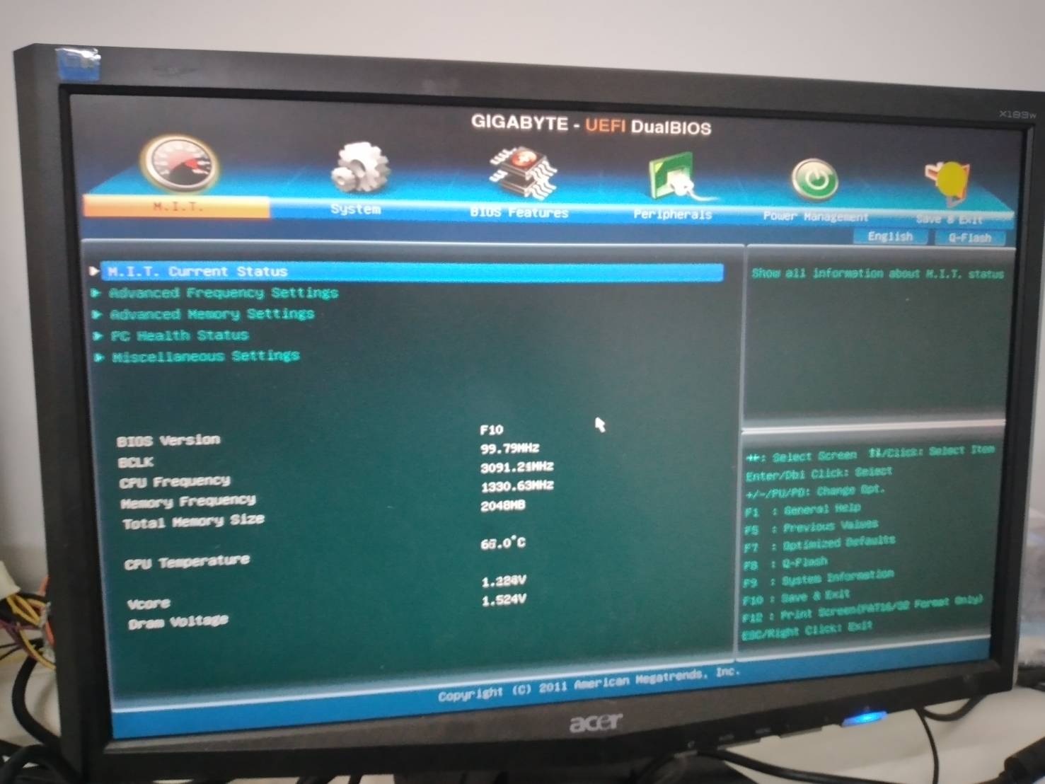 GA-B75M-D3V (rev. 1.1) พร้อม CPU i5-2310 และฝาหลัง
