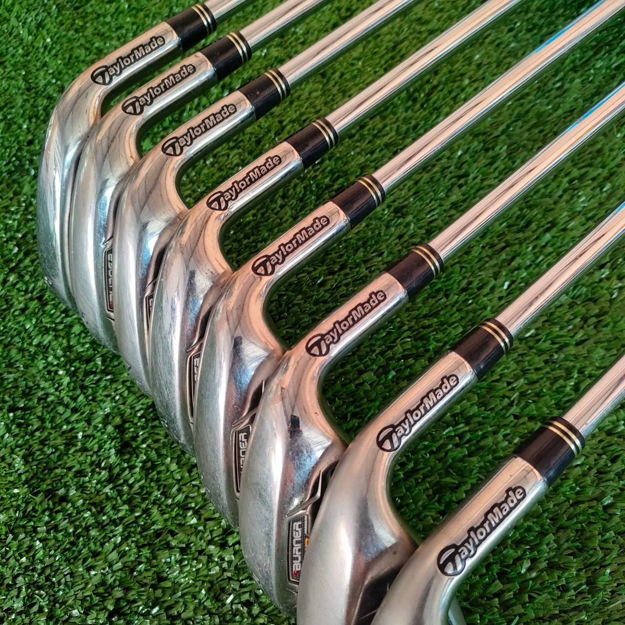 ชุดเหล็ก TAYLORMADE BURNER XD มีเหล็ก 5-9 เเละ PW AW SW ก้าน NS.PRO 950 GH FLEX S ก้านพรีเมี่ยม เบา 95 กรัมทั้ง SET