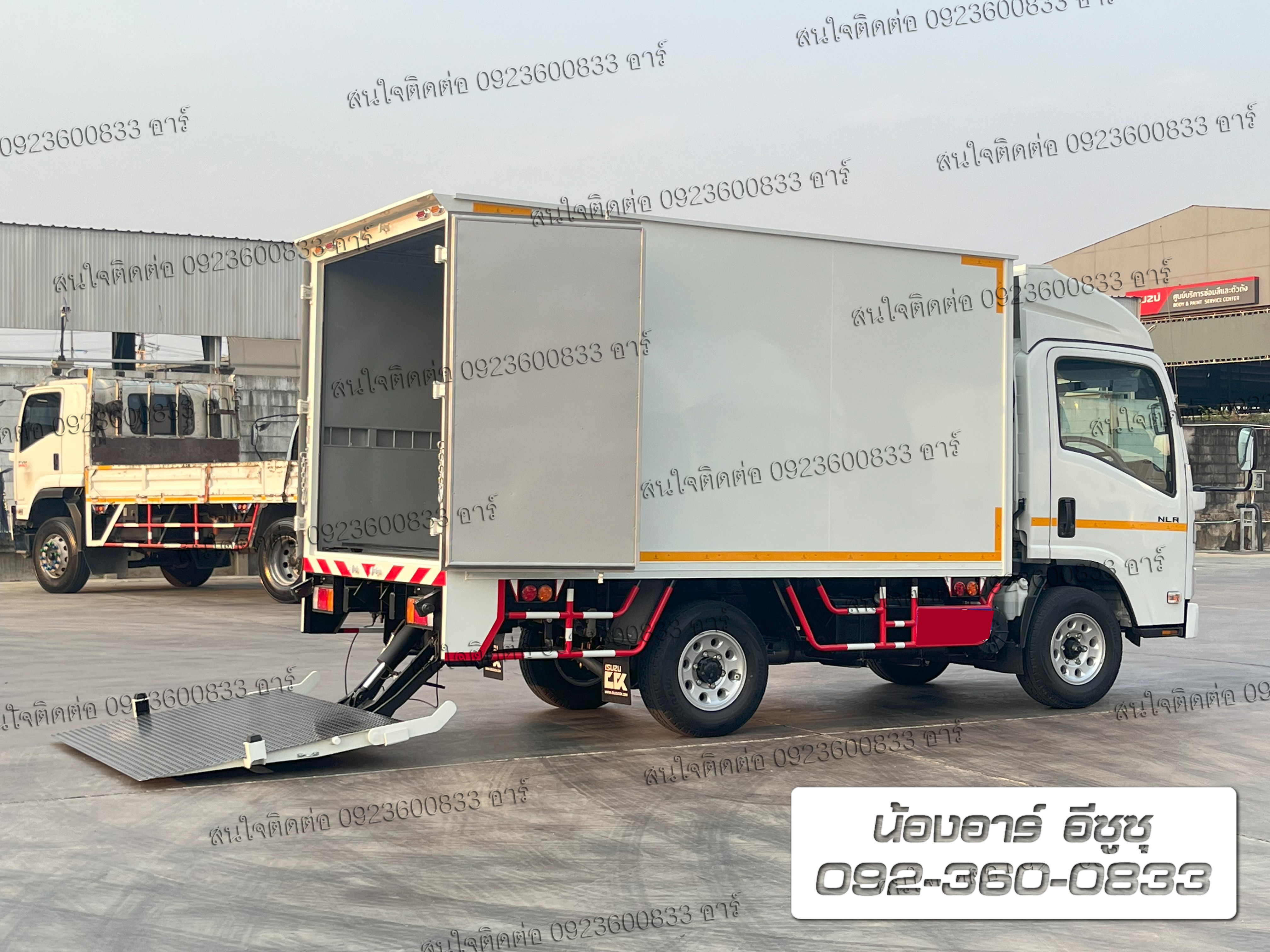 4 ล้อ ISUZU NLR Euro5 Max ตู้แห้ง ลิฟท้าย